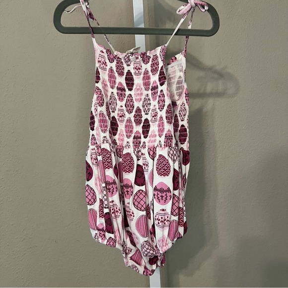 Pink and Purple Easter Egg Romper - Picture 3 of 3